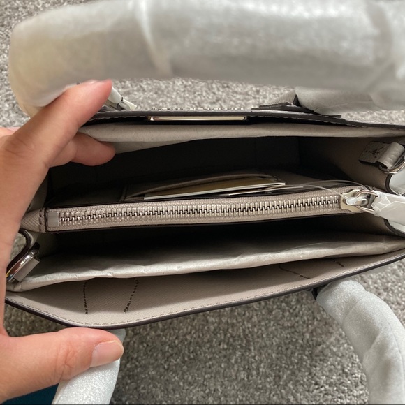 Michael Kors MK Mercer satchel bag NWT crossbody - Picture 9 of 16